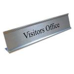 L Shape Office Sign Desk Name Plate Signage DSH-11