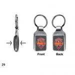 KEYCHAINS WITH BOTH SIDE PLATES 29