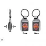 Keychains with both side plates 29