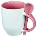 Customized Sublimation Porcelain Mugs with Spoon