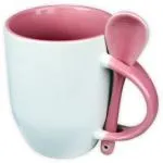 Sublimation Mugs with Spoon 