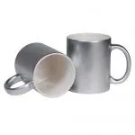 Sublimation Customizable Gold and Silver Dust Mugs 