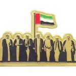 Round Magnet with National Day Badges