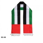 UAE Flag Satin Scarf 
