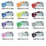 USB FLASH DRIVES SWIVEL WITH 1 SIDE EPOXY LOGO 4GB-8GB-16GB-32GB