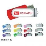 USB FLASH DRIVES SWIVEL WITH 1 SIDE EPOXY LOGO 4GB-8GB-16GB-32GB