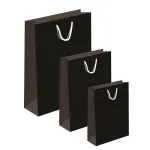 Laminated Paper Bags Black