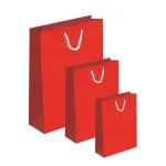 Laminated Paper Bags Red