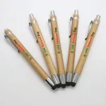 Promotional Bamboo Pen ELPN-06-B With UAE National Day Logo