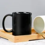 Wholesale Custom Logo Solid Color Blank Ceramic Mug