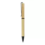 Twist Action Bamboo Ball Pen with Black color Metal Clip ELEFP-B2-BLK
