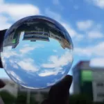 Transparent acrylic Paper weight Ball