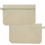 Cotton Pouch With Front Zipper  PCH-008