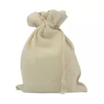 Drawstring Cotton Pouch Bag