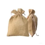 Jute Gift Bag with String