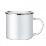 Customized White Enamel Mug
