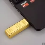 Promotional Luxury Gold Biscuit USB