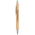 Promotional Bamboo Pen EPN-04-B With UAE National Day Logo