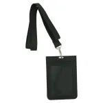 Black PU Leather ID Card Holder