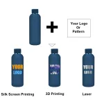 Serpens Frosted Portable Stainless Steel Bottles