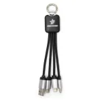 mobile multi charging cable with light up logo 