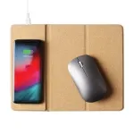 Cork Foldable Mouse Pads with Wireless Charging Pad