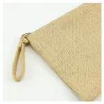 Natural Jute Zipper Pouch PCH-007-NAT