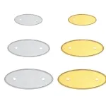 PVC Injected Oval Name Badges EL-2059