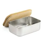 Stainless Steel Lunch Box with Bamboo Lid ELLUN-SSB