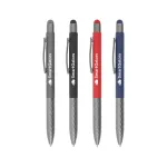 Aulia Promotional Stylus Metal Pen with Textured Grip