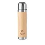Titania Promotional Bamboo Flask With Stainless Steel Cap