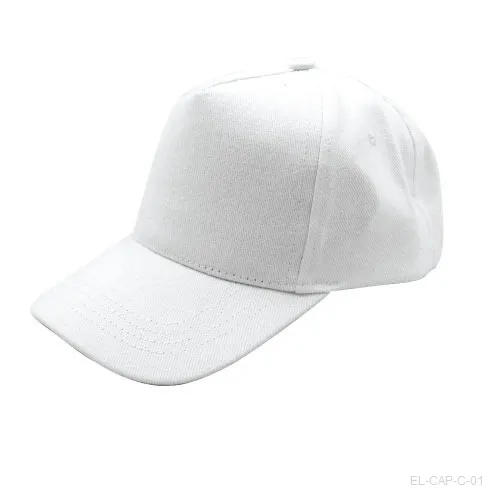 5 panel cotton caps with Velcro strap