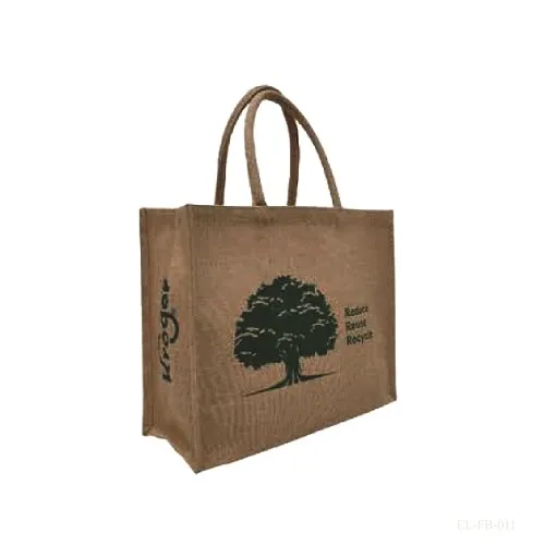 Fancy Jute Bag Natural color Reusable Design