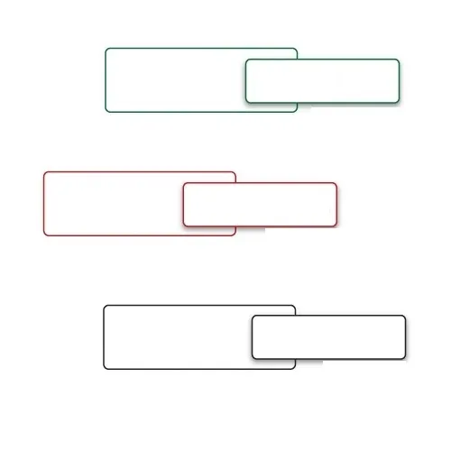 plastic engravable name  tags