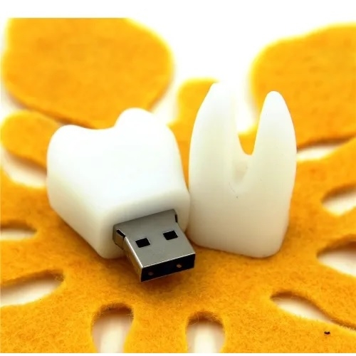 Dental Tooth Shaped USB Flash Drives Pen Drives Gifts For Dentists EL-USBM-02