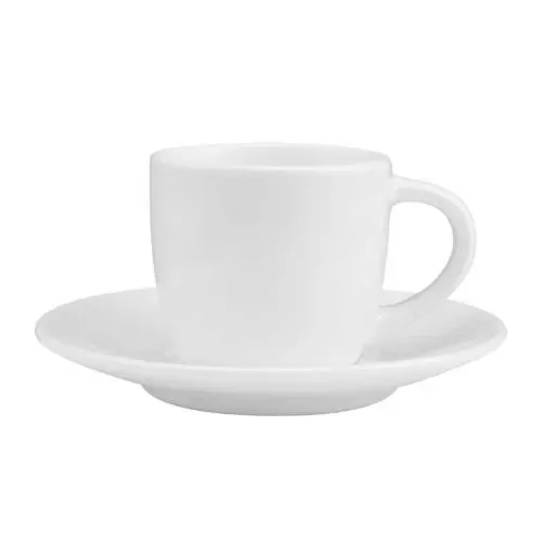 Capella Sublimation White Cup With Saucer