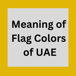Meaning of UAE Flag Colors