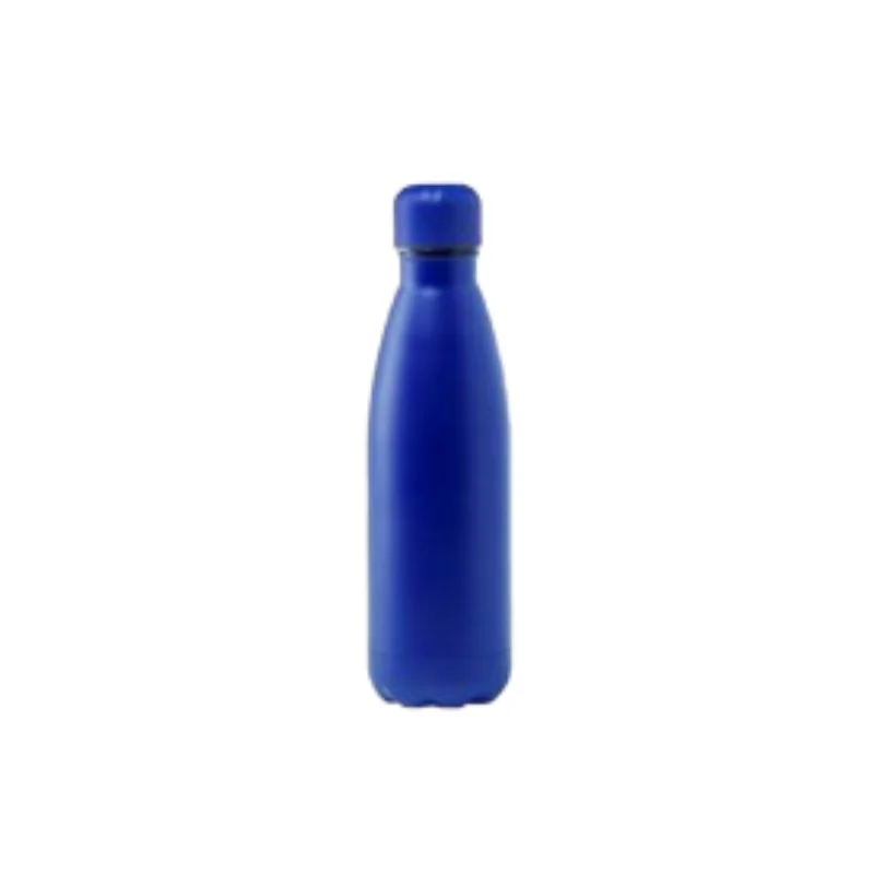 Matte Insulated Cola Shaped Bottles Yellow
