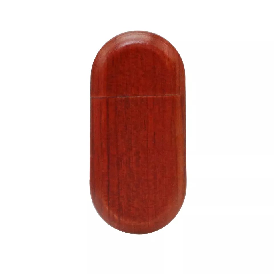 Wooden Key Holder USB Flash Drives 16GB Red Wood