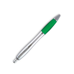 Push Button satin body Pen Green