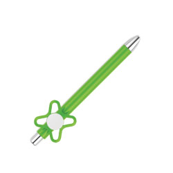 Spinner On Top Green Ball Pen 