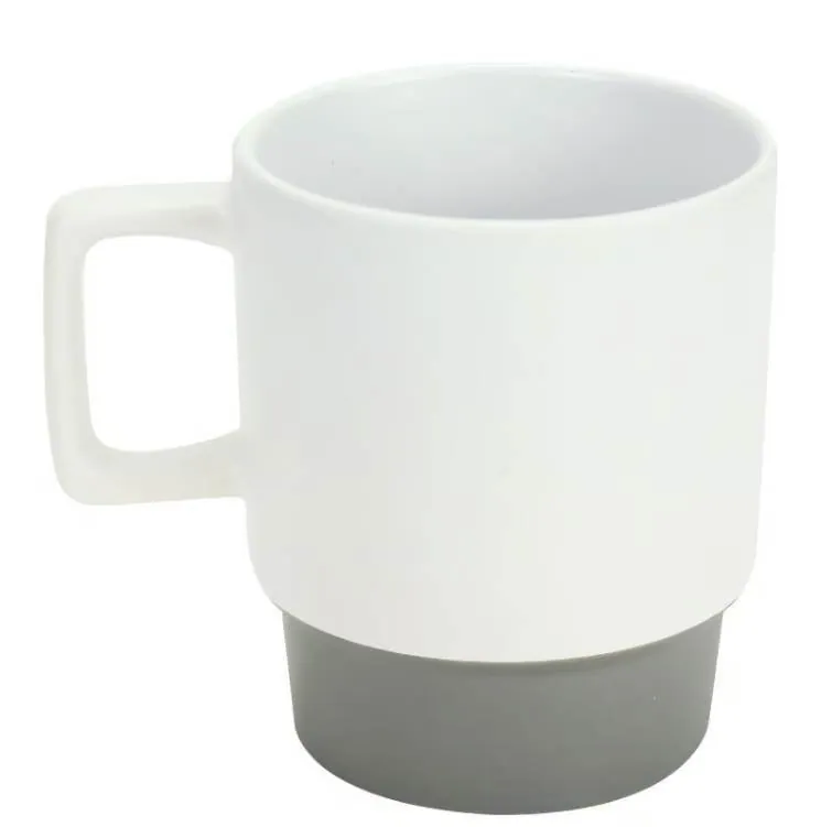 12 Oz Matte Finish Ceramic Mugs with Clay                Bottom  