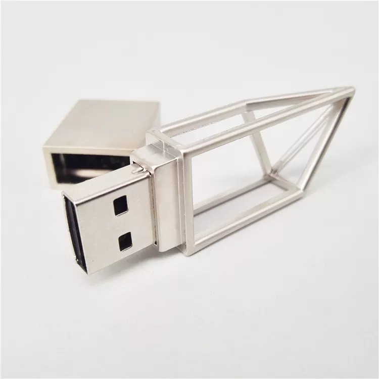 Geometric Cosmic Mental Cooperate Gift USB-Silver-4GB
