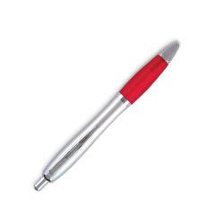 Push Button satin body Pen Red