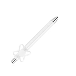 Spinner On Top White Ball Pen 