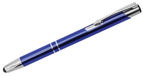 Aluminum Pens with Stylus Blue 