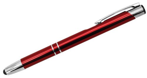 Aluminum Pens with Stylus Red