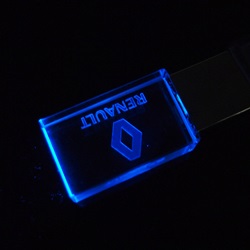 Crystal Flash Drives Blue 4 GB