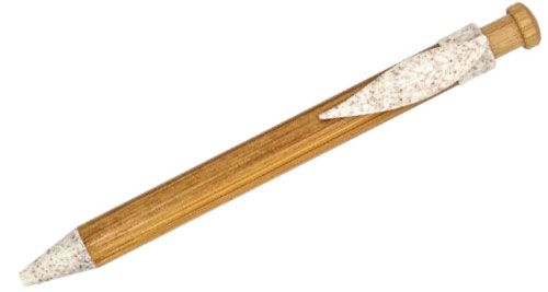 ECO-Friendly Bamboo with Wheat Straw Pens - White