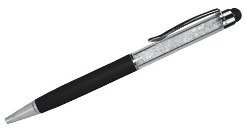 UAE National Day Crystal Pens with Stylus - Black Color